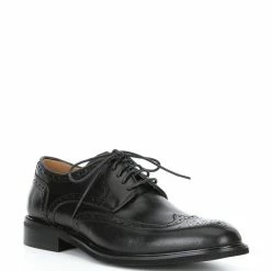 Best Pirce ⭐ Steve Madden Men's Hoxton Wingtip Leather Oxfords Tan ✔️