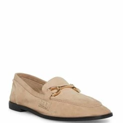 Promo 💯 Steve Madden Carrine Suede Bit Buckle Loafers Tan Suede 💯