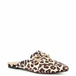 Promo 🥰 Steve Madden Faine Leopard Print Velvet Chain 👗 Dress Mules Leopard Velvet 🎁