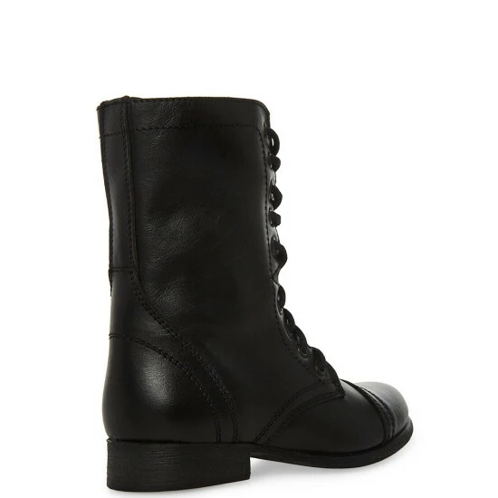 Best Sale ๐ Steve Madden Troopa Military-Inspired Zipper Lace Up Leather Combat ๐ฅพ Boots Black ๐ฏ 5 Best Sale ๐ Steve Madden Troopa Military-Inspired Zipper Lace Up Leather Combat ๐ฅพ Boots Black ๐ฏ - Image 3