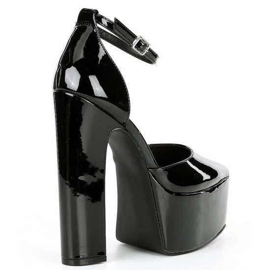 Hot Sale โ๏ธ Steve Madden Patent Ankle Strap Pointed Toe Platform Pumps Black Patent ๐ 10 Hot Sale โ๏ธ Steve Madden Patent Ankle Strap Pointed Toe Platform Pumps Black Patent ๐ - Image 8