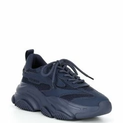 Outlet 🔔 Steve Madden Possession Chunky Lace-Up 👟 Sneakers White 🤩