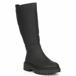 Outlet 🔔 Steve Madden Macall Lug Sole Tall 🥾 Boots Bone ✔️