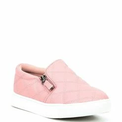 Cheapest 🤩 Steve Madden 👧 Girls' T-Glamm Quilted 👟 Sneakers (Toddler) Blush 😀