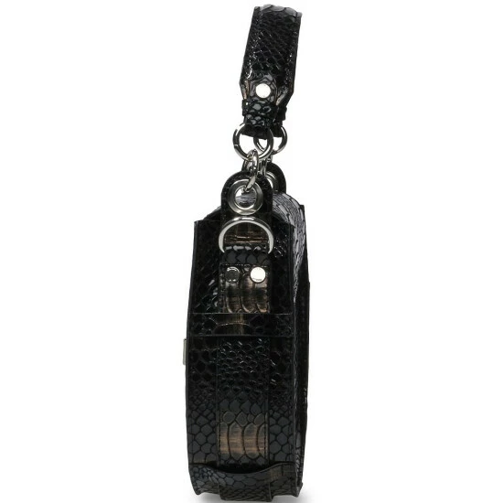 Best deal ๐ Steve Madden Aubreew Snake Embossed Saddle Shoulder Bag Black ๐ 5 Best deal ๐ Steve Madden Aubreew Snake Embossed Saddle Shoulder Bag Black ๐ - Image 3