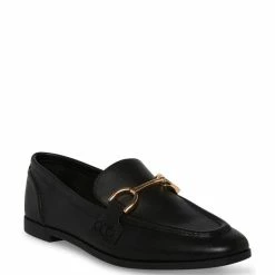 Best Sale 👍 Steve Madden Carrine Leather Bit Buckle Loafers Gold Leather 🌟