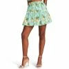 Hot Sale 🎁 BB Dakota By Steve Madden Juicy Lemon Print Elastic Waist Pull-On Tiered Coordinating Mini 👗 Skirt Sky Blue ✔️ -Steve Madden Shop unnamed file 4524