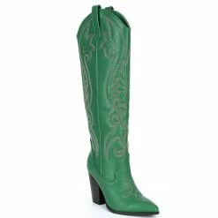 Flash Sale 💯 Steve Madden Lasso Leather Western 🥾 Boots Green 💯