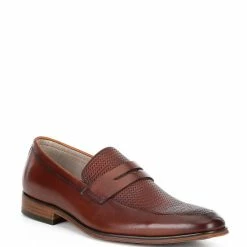 Best Sale ⭐ Steve Madden Men's Emree Leather Slip-On 👗 Dress Loafers Black 🤩